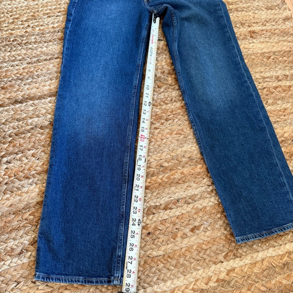 GAP Women's Straight Leg Jeans - Blue - Picture 5 of 6